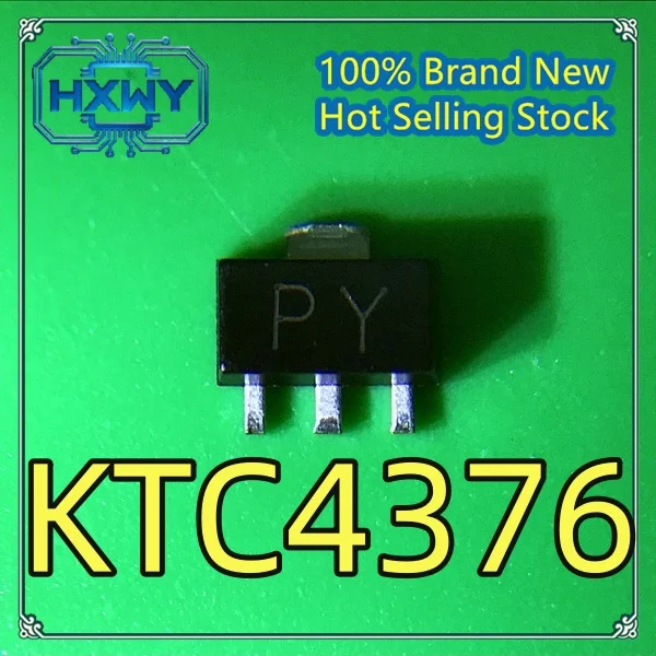 (10/50 pieces) KTC4376 silk screen: PY SOT89 package Changdian Changjing surface-mount transistor matched pair imported chip IC
(10/50 pieces) KTC4376 silk screen: PY SOT89 package Changdian Changjing surface-mount transistor matched pair imported chip IC