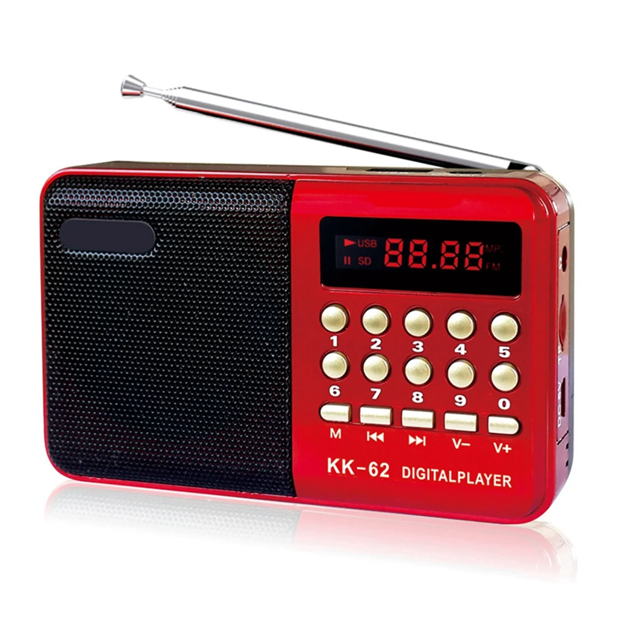 ABLG Многофункциональный цифровой FM-радио, медиадинамик, MP3-плеер, поддержка TF-карты, USB-накопитель, подарок для пожилых людей
ABLG Многофункциональный цифровой FM-радио, медиадинамик, MP3-плеер, поддержка TF-карты, USB-накопитель, подарок для пожилых людей