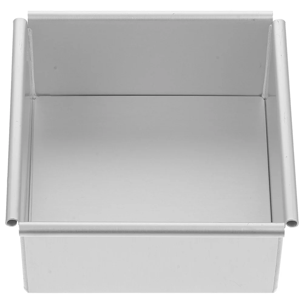 Square 10 Inch Aluminum Alloy Detachable Bottom Cake Mold Baking Tool for Home Kitchen Oven Safe Metal Bakeware Pan
Square 10 Inch Aluminum Alloy Detachable Bottom Cake Mold Baking Tool for Home Kitchen Oven Safe Metal Bakeware Pan