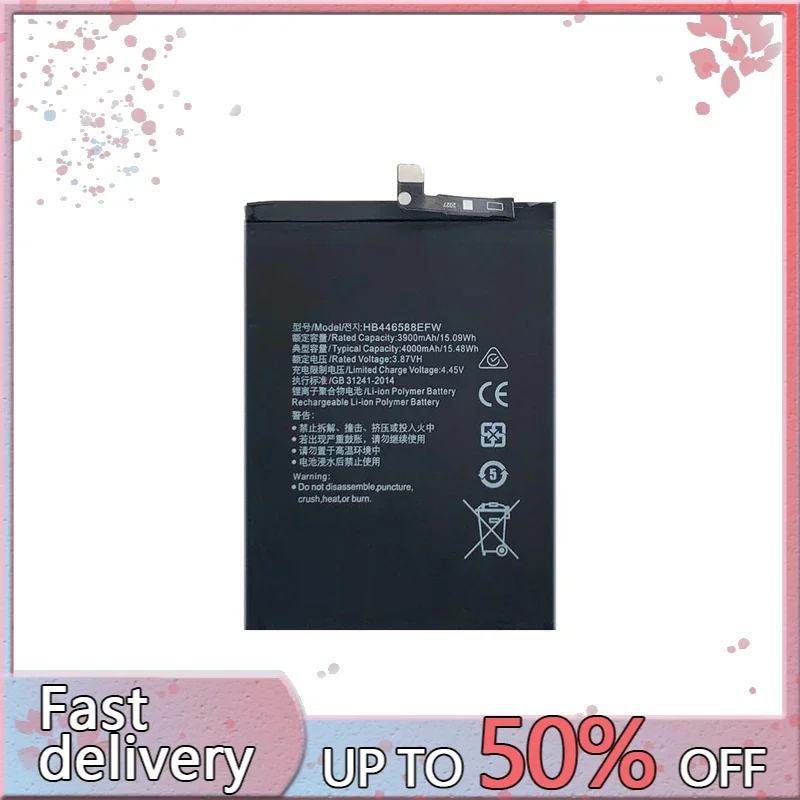 HB446588EFW For Huawei Honor X20 SE 5G Chl-AN00 Reliable Power 4000mAh Mobile Phone Battery
HB446588EFW For Huawei Honor X20 SE 5G Chl-AN00 Reliable Power 4000mAh Mobile Phone Battery