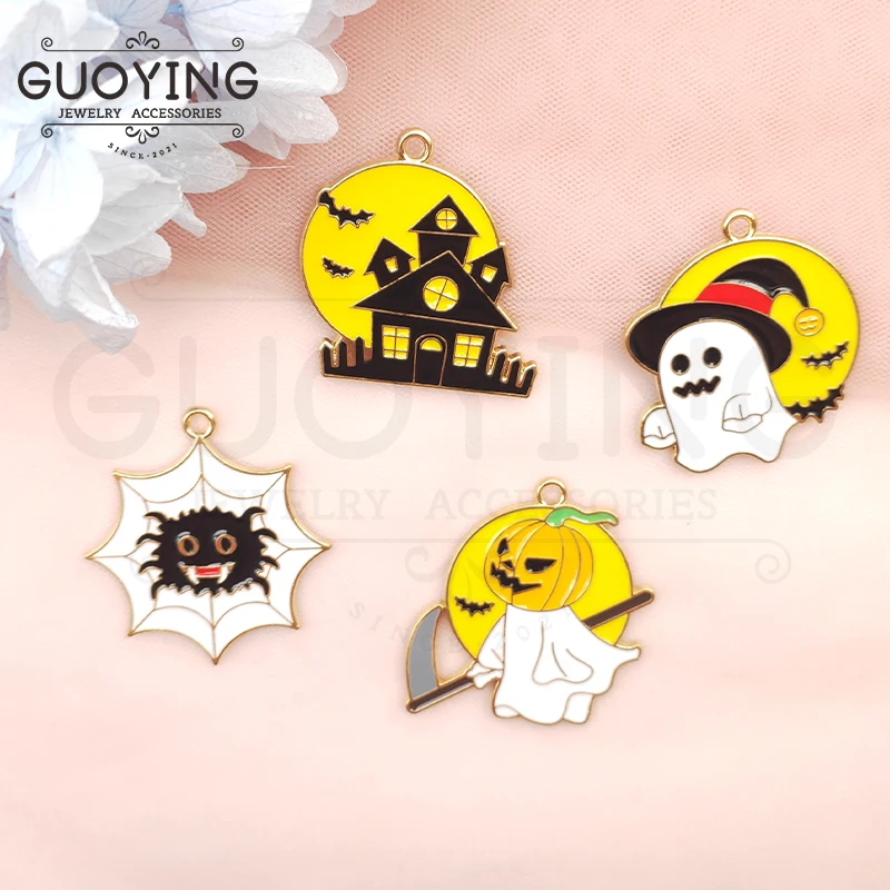 10pcs Alloy Charms Halloween Cartoon Imp Spider Pendant Earrings DIY Keychain Bracelet Jewelry Accessories Cute Necklace Charms
10pcs Alloy Charms Halloween Cartoon Imp Spider Pendant Earrings DIY Keychain Bracelet Jewelry Accessories Cute Necklace Charms