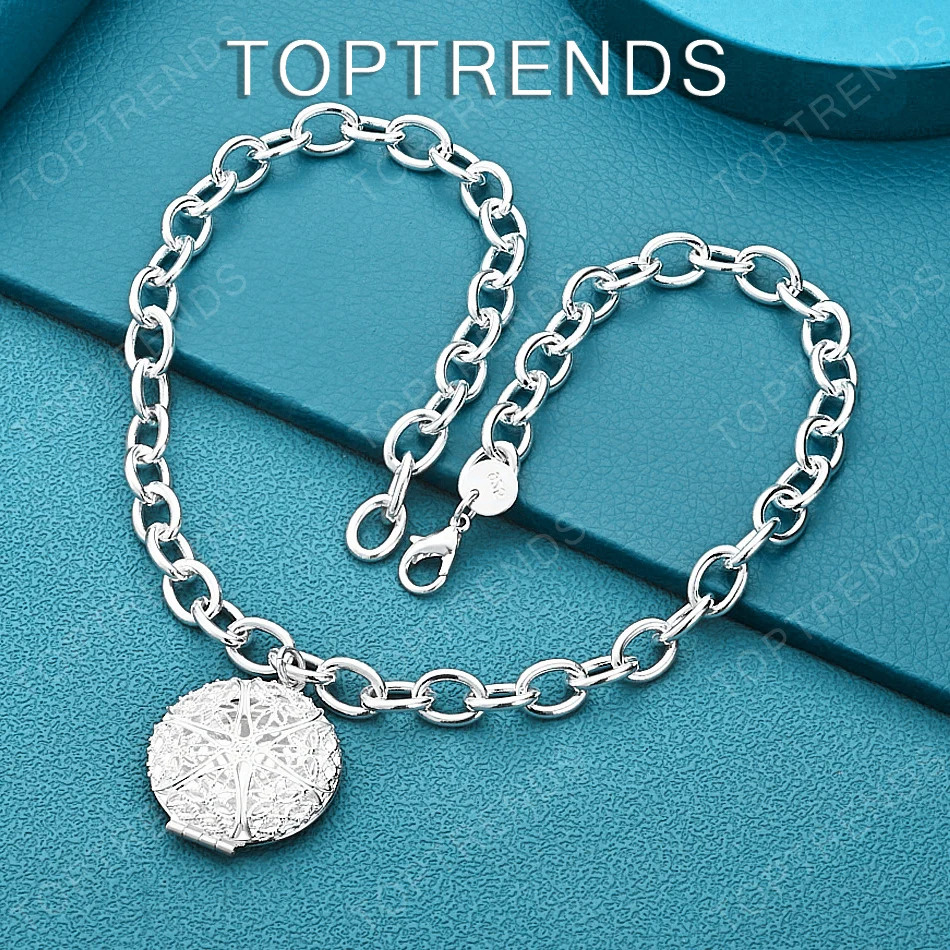 Retro 925 Sterling Silver Hollow Round Photo Frame Pendant Necklace Women Fashion Fine Wedding Birthday Party Jewelry Accessorie
Retro 925 Sterling Silver Hollow Round Photo Frame Pendant Necklace Women Fashion Fine Wedding Birthday Party Jewelry Accessorie