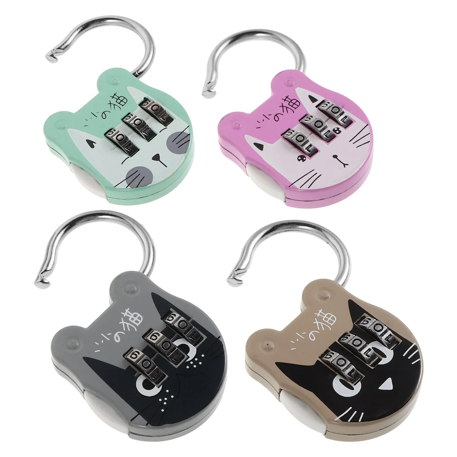 4pcs Mini Password Locks Cute Cartoon Table Cabinet Dormitory Student Stainless Steel Padlocks Sturdy Metal Wear Resistant
4pcs Mini Password Locks Cute Cartoon Table Cabinet Dormitory Student Stainless Steel Padlocks Sturdy Metal Wear Resistant