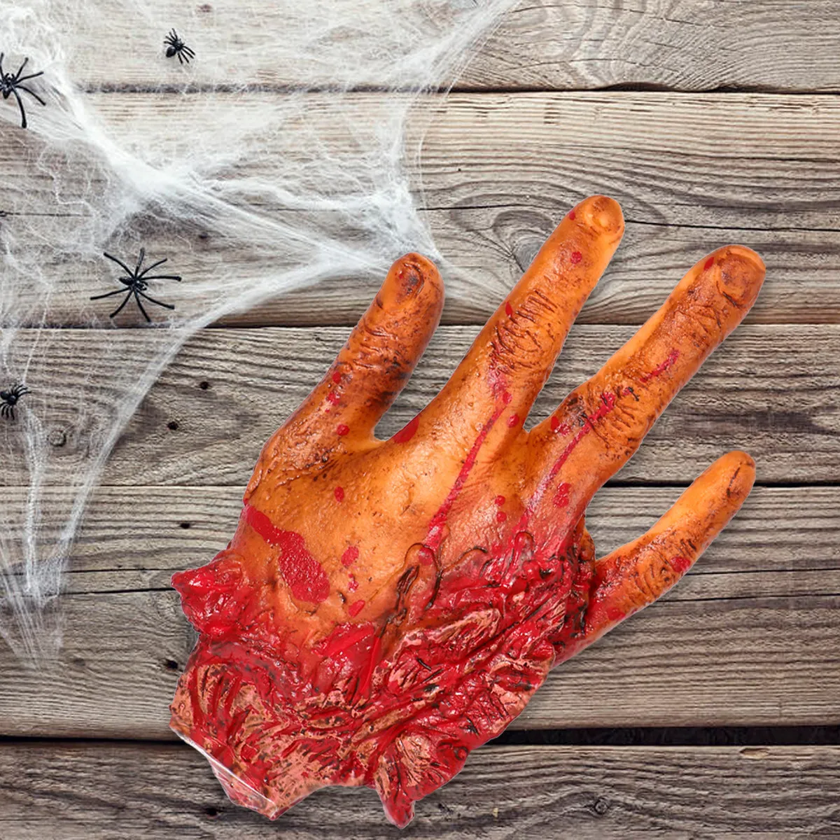 1Pcs Halloween Scary Broken Hand Organ Prop Realistic Size PU Material Horrible Vivid Horror Decoration for Haunted House Party
1Pcs Halloween Scary Broken Hand Organ Prop Realistic Size PU Material Horrible Vivid Horror Decoration for Haunted House Party