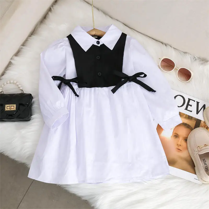 Dress for Girls Long Sleeve Casual Princess Bow Dress Children Vestidos Dress Clothing
Dress for Girls Long Sleeve Casual Princess Bow Dress Children Vestidos Dress Clothing