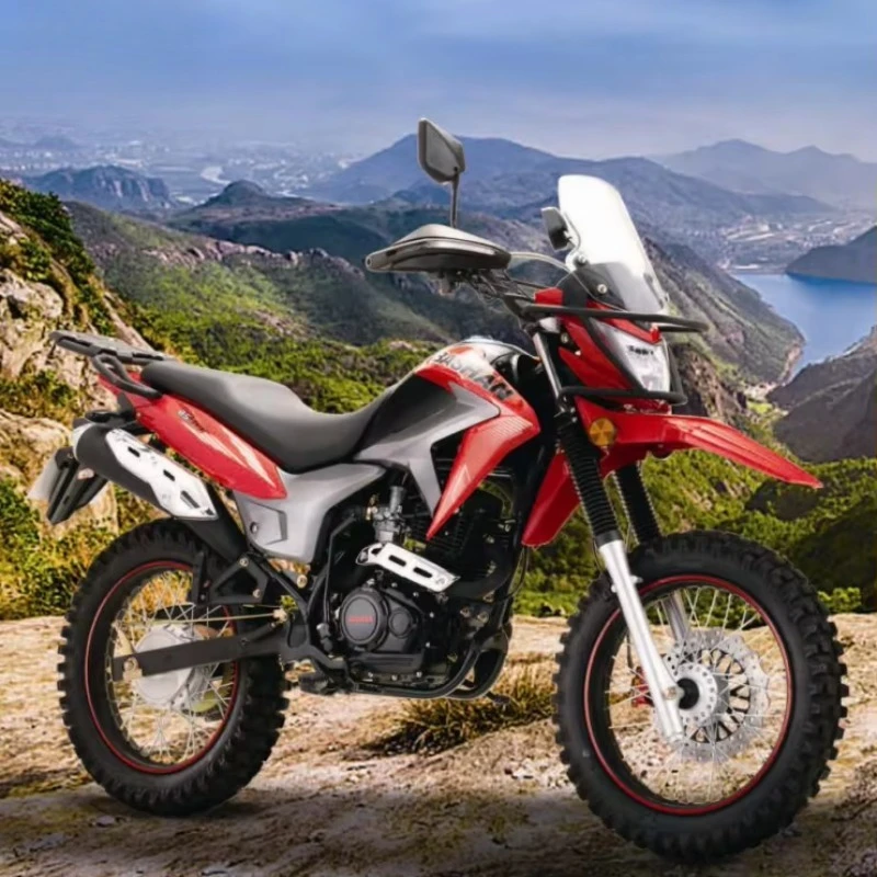 Factory Direct Sales 2-seat Adult Two-wheeled All-terrain Off-road Motorcycle 200
Factory Direct Sales 2-seat Adult Two-wheeled All-terrain Off-road Motorcycle 200