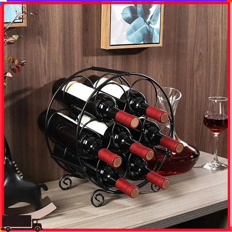 Premium-Wine Holder Wine Cellar Holder Shelf Metal Design 7 Bottles For Kitchen Dining Room Bar
Premium-Wine Holder Wine Cellar Holder Shelf Metal Design 7 Bottles For Kitchen Dining Room Bar