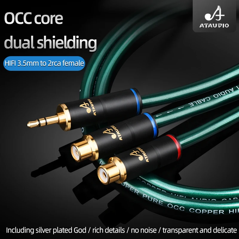 HIFI 3,5 мм на 2RCA стерео аудиокабель 3,5 мм стерео штекер на двойной гнездо RCA кабель-адаптер для MP3, планшетов
HIFI 3,5 мм на 2RCA стерео аудиокабель 3,5 мм стерео штекер на двойной гнездо RCA кабель-адаптер для MP3, планшетов