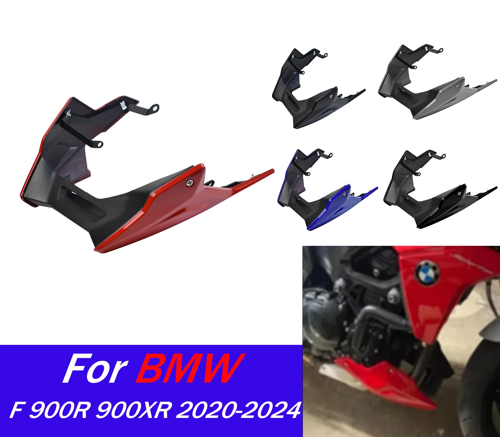 For F900R XR Belly Pan Protector For BMW F900R XR 2020-2024 F900R F900XR Lower Engine Chassis Guard Skid Plate Spoiler Cover
For F900R XR Belly Pan Protector For BMW F900R XR 2020-2024 F900R F900XR Lower Engine Chassis Guard Skid Plate Spoiler Cover