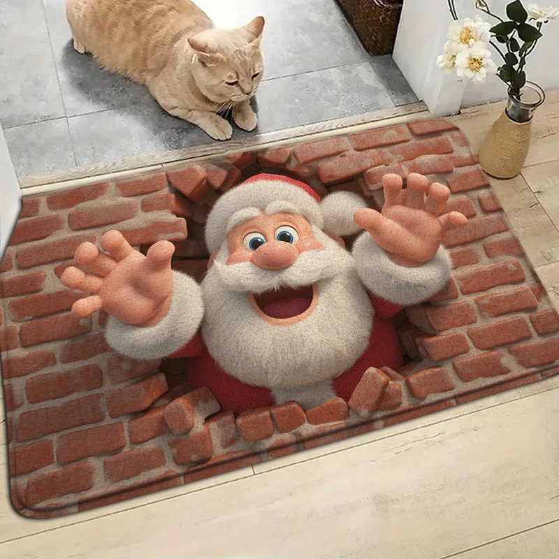 Дід Мороз приветственный дверной коврик мягкий нескользящий напольный коврик подходит для комнаты, ванной комнаты, кухни, рождественского украшения дома
Дід Мороз приветственный дверной коврик мягкий нескользящий напольный коврик подходит для комнаты, ванной комнаты, кухни, рождественского украшения дома