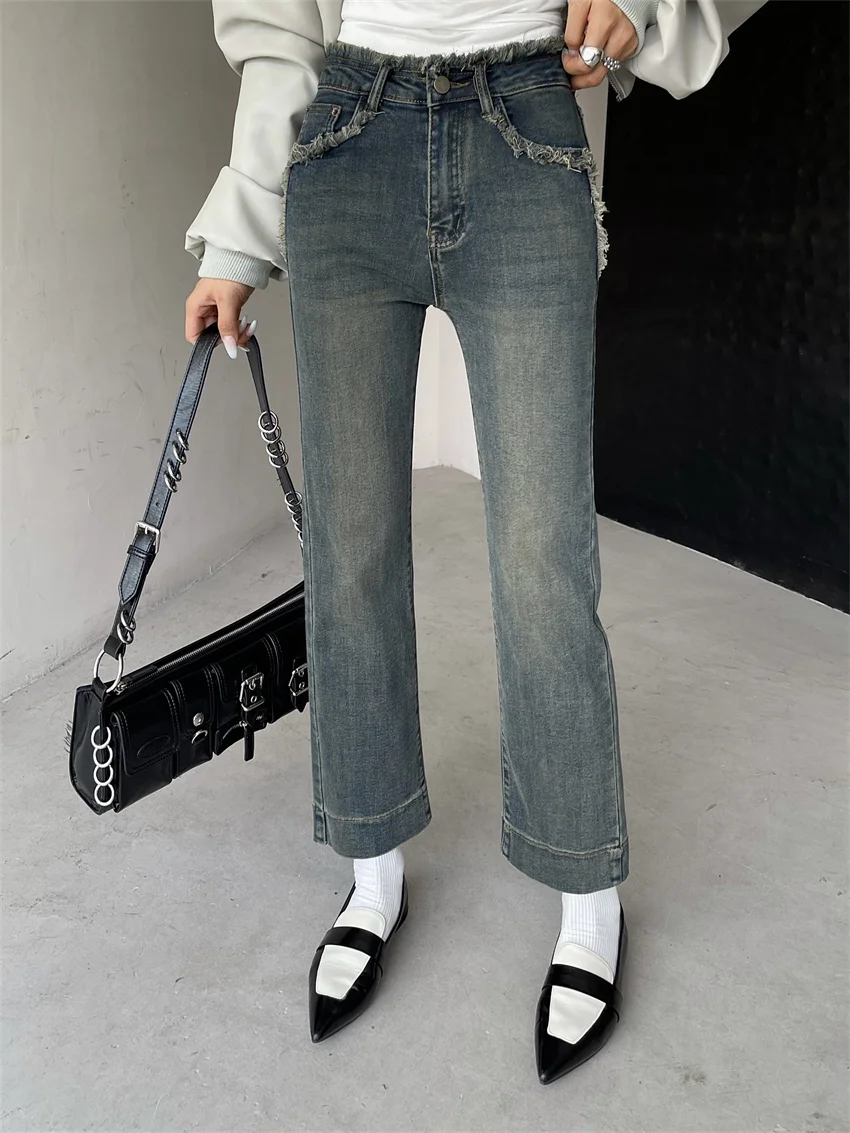 Alien Kitty Autumn Slim Jeans Women High Waist Denim 2023 New Office Lady Daily Straight Streetwear Pants Loose High Stretch
Alien Kitty Autumn Slim Jeans Women High Waist Denim 2023 New Office Lady Daily Straight Streetwear Pants Loose High Stretch