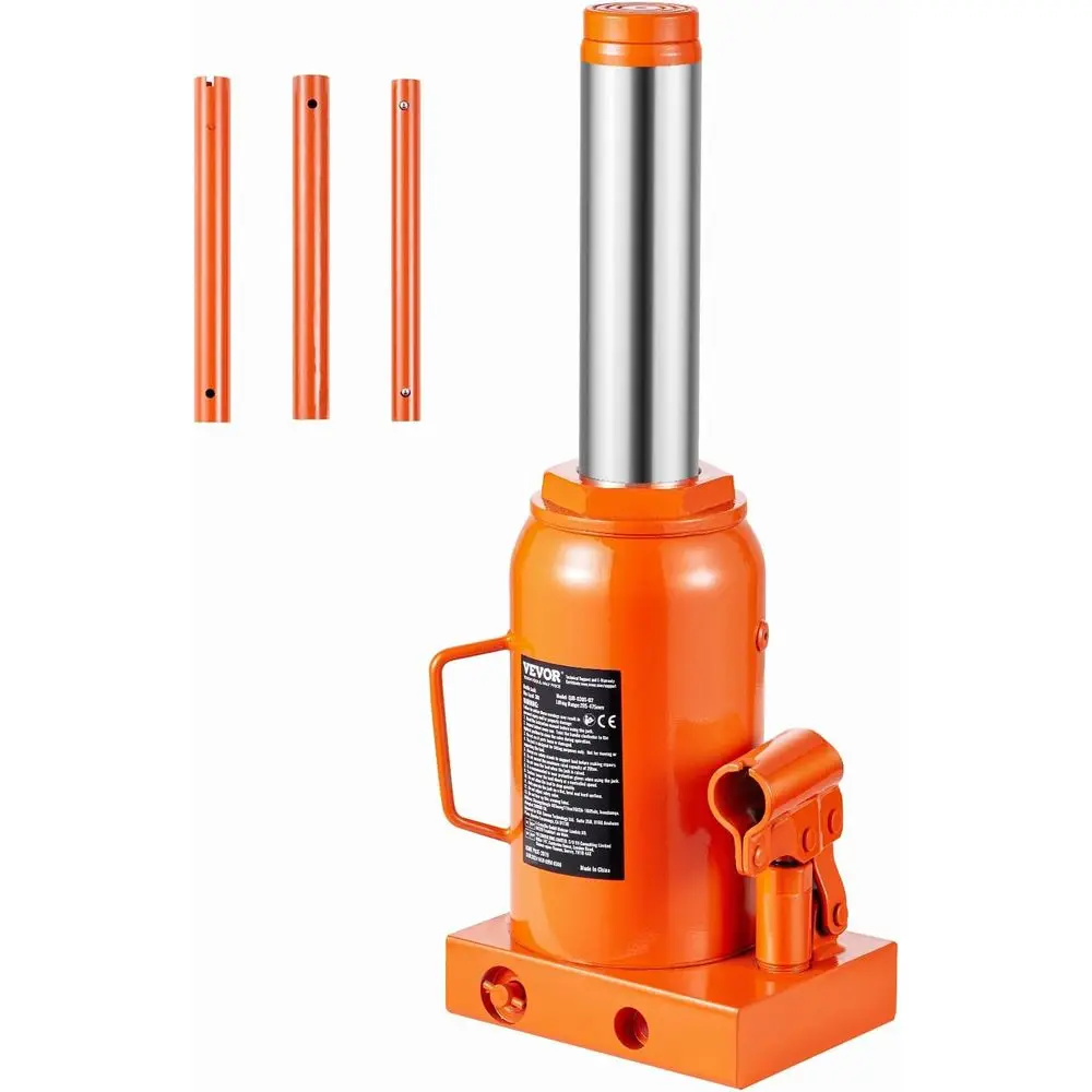 30 Ton Welded Bottle Jack with 11.22-18.66 Lifting Range and 3-Section Long Handle for Vehicle and Industrial Use
30 Ton Welded Bottle Jack with 11.22-18.66 Lifting Range and 3-Section Long Handle for Vehicle and Industrial Use