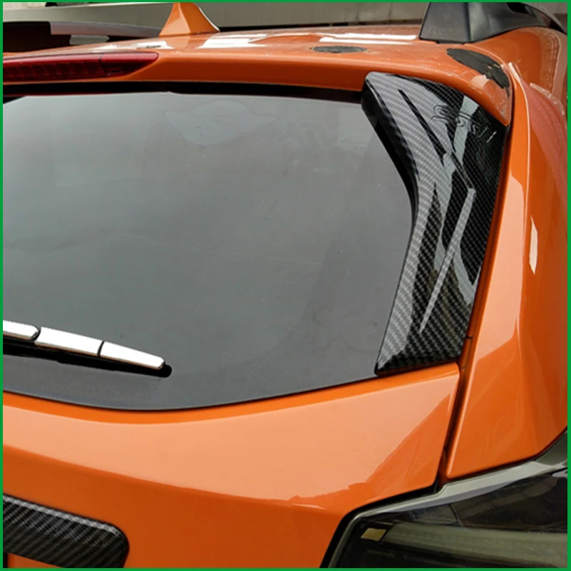 For Subaru XV 2012-2016 Carbon Fibre Pattern Both Side Rear Window Spoiler Triangle Cover Sticker Trim Car Parts
For Subaru XV 2012-2016 Carbon Fibre Pattern Both Side Rear Window Spoiler Triangle Cover Sticker Trim Car Parts