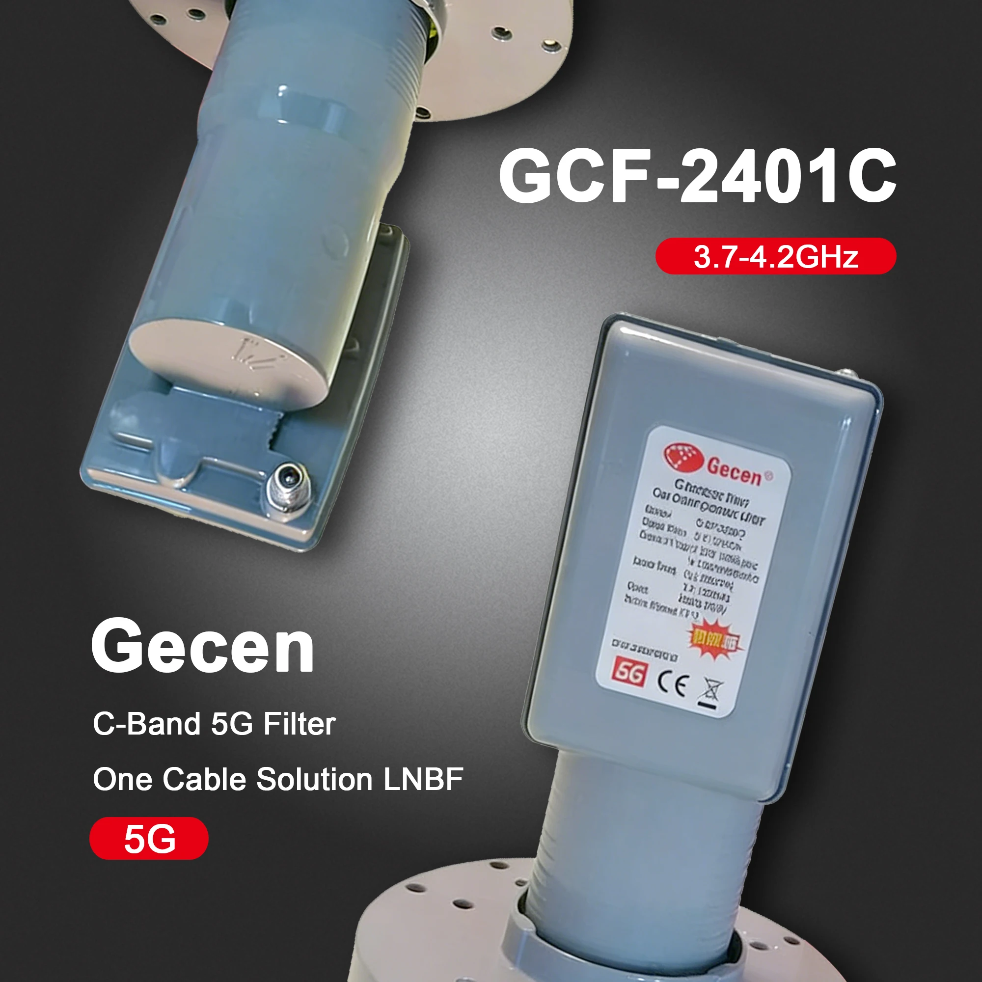Special Frequency Reducer for Anti-5G Signal Interference Satellite C-Band Dual Local Oscillator High-Frequency Head LNB 5150/57
Special Frequency Reducer for Anti-5G Signal Interference Satellite C-Band Dual Local Oscillator High-Frequency Head LNB 5150/57