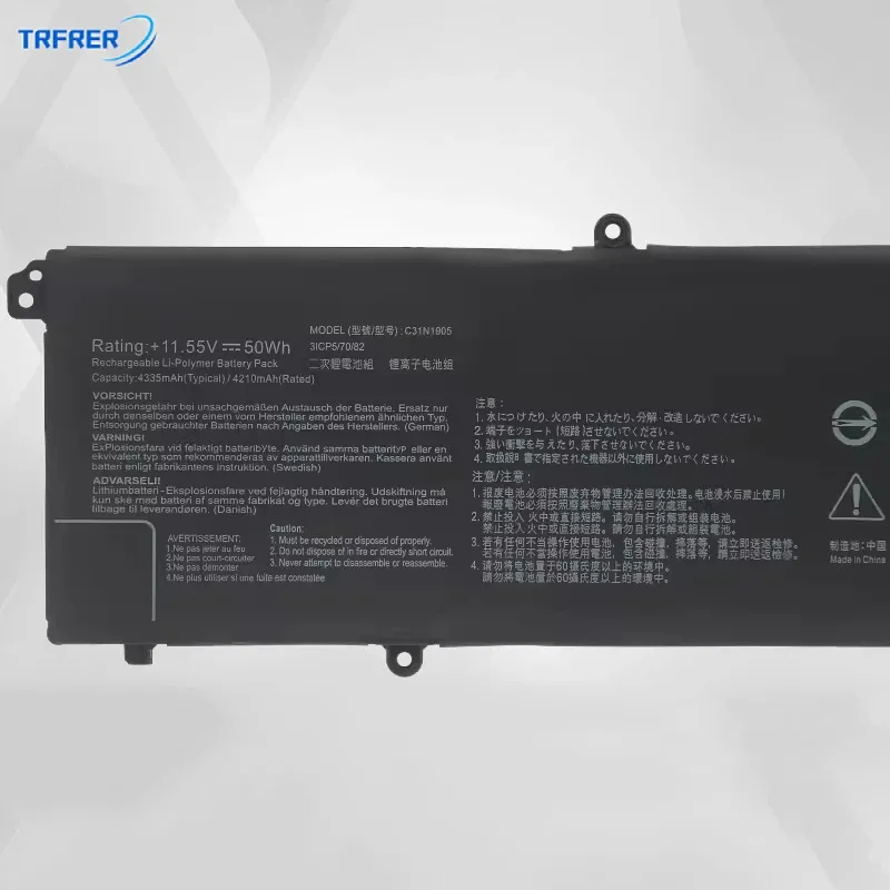 CO C31N1905 laptop battery for Asus k533f s433fl s521fa s533fl v533f for VivoBook S14 S433FA-AM035T
CO C31N1905 laptop battery for Asus k533f s433fl s521fa s533fl v533f for VivoBook S14 S433FA-AM035T