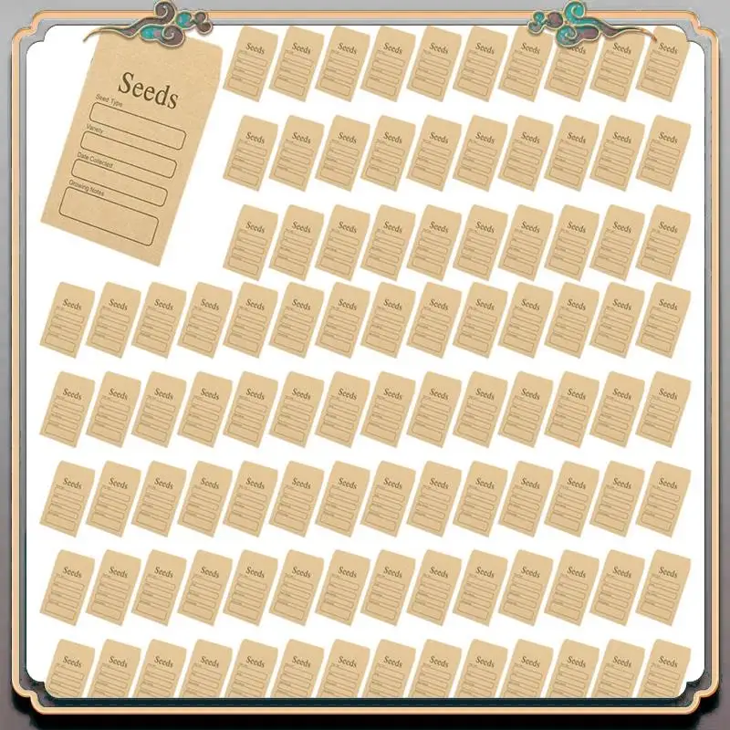 A46M-200 Pcs Seed Envelopes 3.54 X 2.36 Inch Brown Kraft Paper Seed Packets Envelopes Resealable Self Sealing Seed Packets
A46M-200 Pcs Seed Envelopes 3.54 X 2.36 Inch Brown Kraft Paper Seed Packets Envelopes Resealable Self Sealing Seed Packets