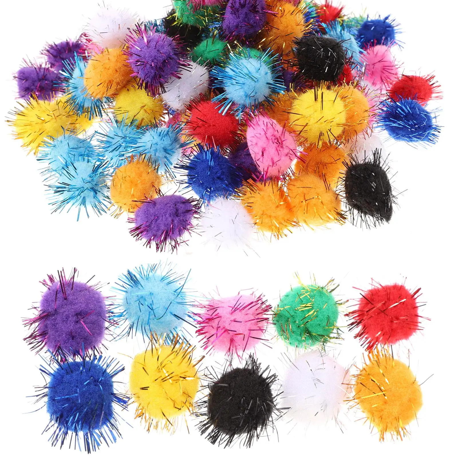100 Pcs Plush Ball Sparkly Balls for Cats Pompoms Mini Sparkle Indoor Fuzzy Metallic Line Child
100 Pcs Plush Ball Sparkly Balls for Cats Pompoms Mini Sparkle Indoor Fuzzy Metallic Line Child