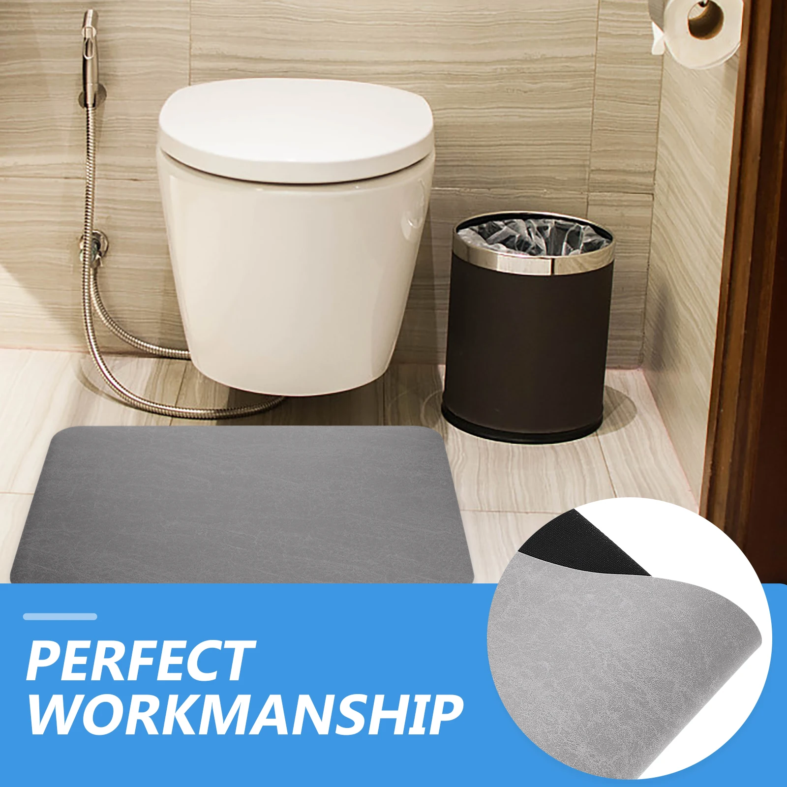 40X60cm Anti-skid Door Mat Soft Silica Gel Water Absorption Bathroom Kitchen Entryway Home Floor Pad Gray Non Slip Rug
40X60cm Anti-skid Door Mat Soft Silica Gel Water Absorption Bathroom Kitchen Entryway Home Floor Pad Gray Non Slip Rug