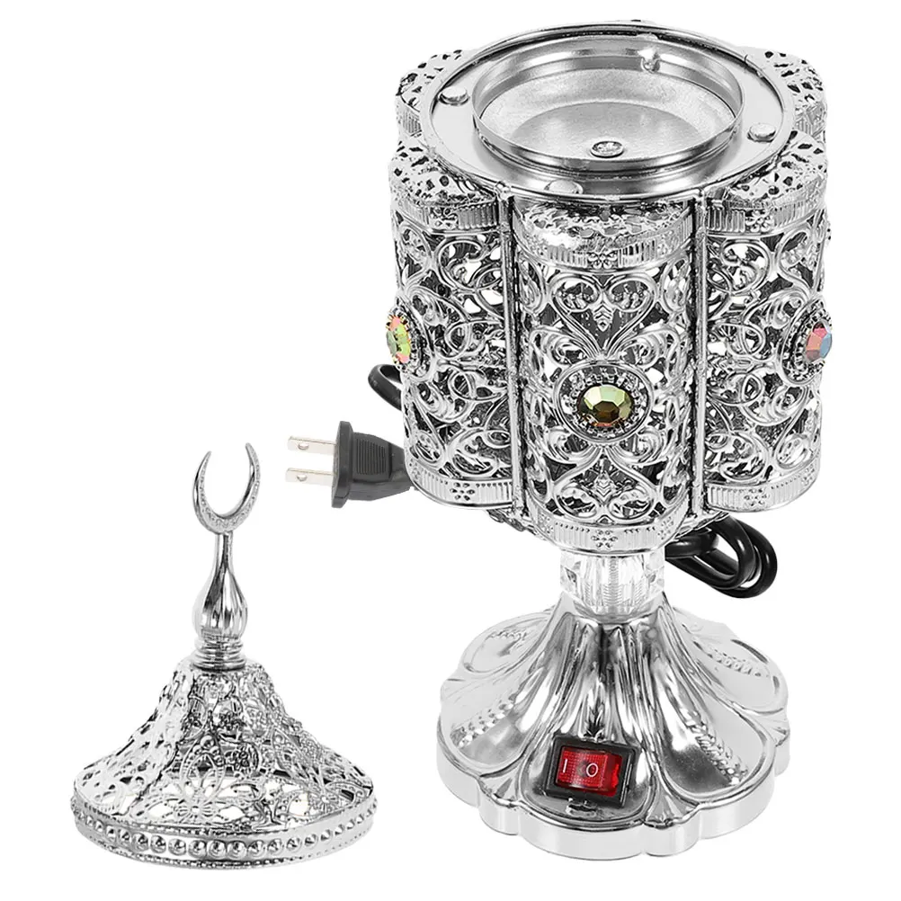 Electric Incense Burner Middle Eastern Design Censer Home Decor Aroma Stove Yoga Teahouse Gift Centerpiece Metal Craft
Electric Incense Burner Middle Eastern Design Censer Home Decor Aroma Stove Yoga Teahouse Gift Centerpiece Metal Craft