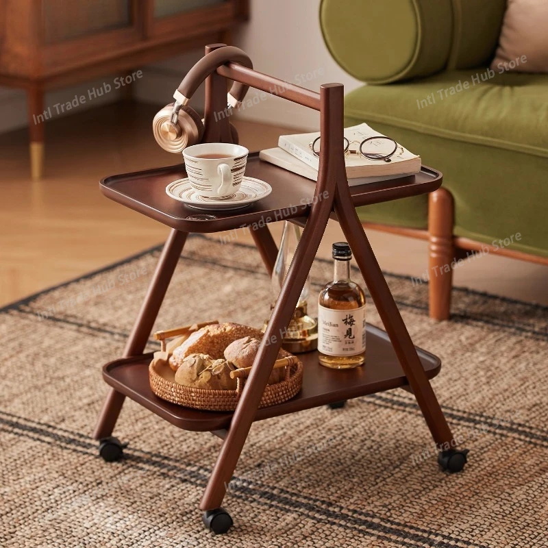 Snack Trolley Solid Wood Rack Layered Rack Small Floor Door Rear Crack Storage Bedside Storage Rack
Snack Trolley Solid Wood Rack Layered Rack Small Floor Door Rear Crack Storage Bedside Storage Rack