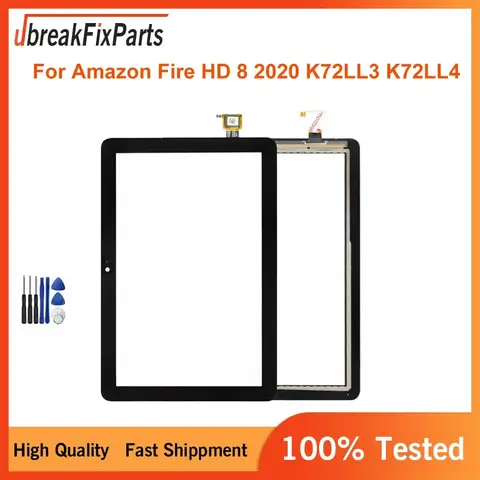 For Amazon Kindle Fire HD 8 10th 2020 K72LL3 K72LL4 Touch Screen Digitizer Glass Sensor Tools