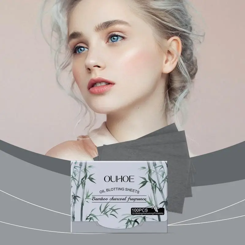 100pcs Bamboo Charcoal Oil Blotting Paper Facial Oil Absorbing Sheets Matte Face Oil Control Portable & Gentle for Oily Skin.
100pcs Bamboo Charcoal Oil Blotting Paper Facial Oil Absorbing Sheets Matte Face Oil Control Portable & Gentle for Oily Skin.