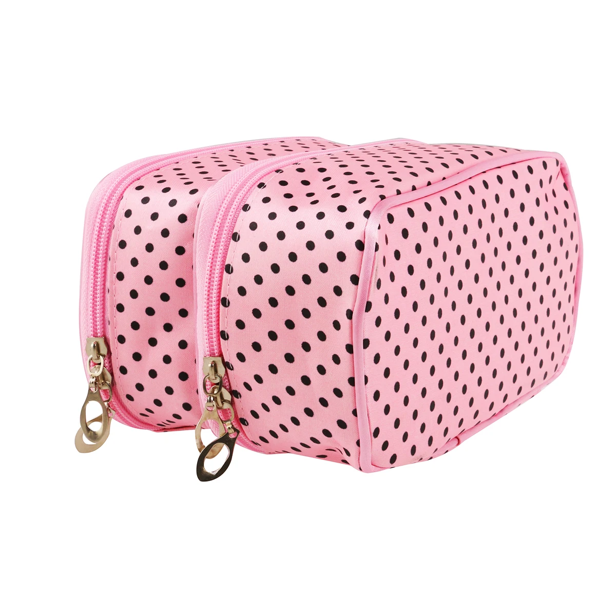 Pink 20x14x11.5cm Dual-Zipper Bag Toiletry Makeup Pouch Portable Women Sweet Dots Organizer Mirror Travel Storage
Pink 20x14x11.5cm Dual-Zipper Bag Toiletry Makeup Pouch Portable Women Sweet Dots Organizer Mirror Travel Storage