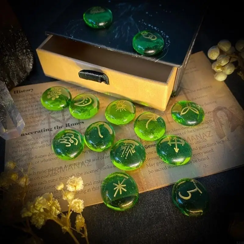 13Pcs Runes Stone Set Sacred Symbol Irregular Divination Runes Stone Enduring
13Pcs Runes Stone Set Sacred Symbol Irregular Divination Runes Stone Enduring