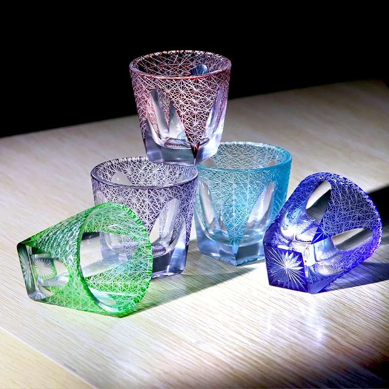 35ml Edo Kiriko Multi-Color Soju Glass Cup Japanese Style Hand Cut Shot Glass for Tequila 1.2oz Korea
35ml Edo Kiriko Multi-Color Soju Glass Cup Japanese Style Hand Cut Shot Glass for Tequila 1.2oz Korea