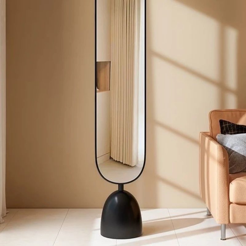 Full body floor mirror household movable light luxury rotatable fitting mirror cream wind
Full body floor mirror household movable light luxury rotatable fitting mirror cream wind
