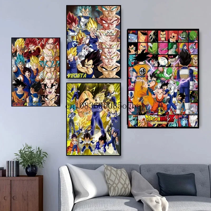 Classic Anime Canvas Painting Super Saiyan Goku Vegeta Poster Wall Art Print Dragon Ball Pictures Modern Home Decor Bedroom Gift
Classic Anime Canvas Painting Super Saiyan Goku Vegeta Poster Wall Art Print Dragon Ball Pictures Modern Home Decor Bedroom Gift
