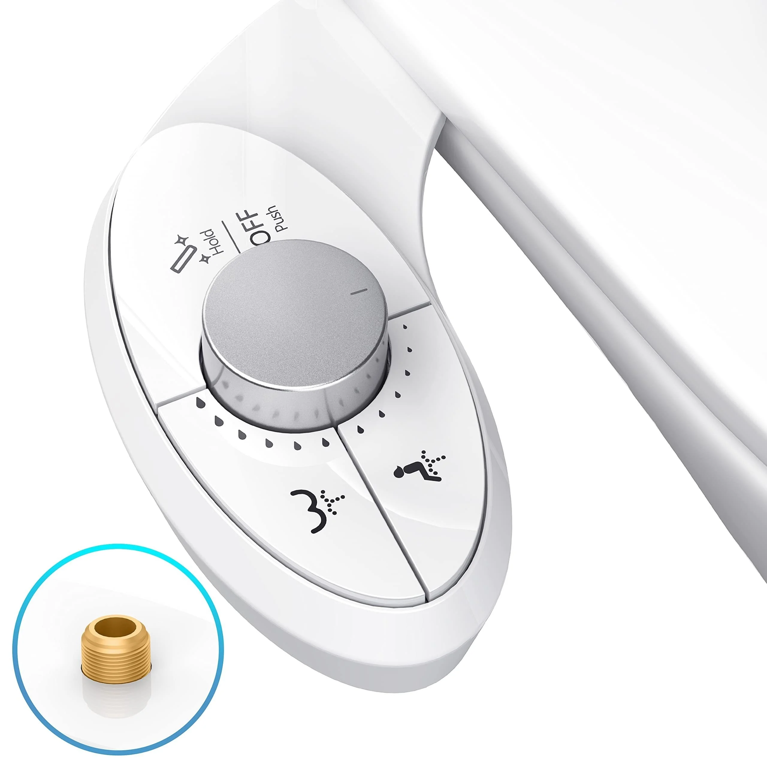 Bidet Attachment for Toilet - Ultra-Slim Self Cleaning Fresh Cold Water Sprayer Bidets
Bidet Attachment for Toilet - Ultra-Slim Self Cleaning Fresh Cold Water Sprayer Bidets