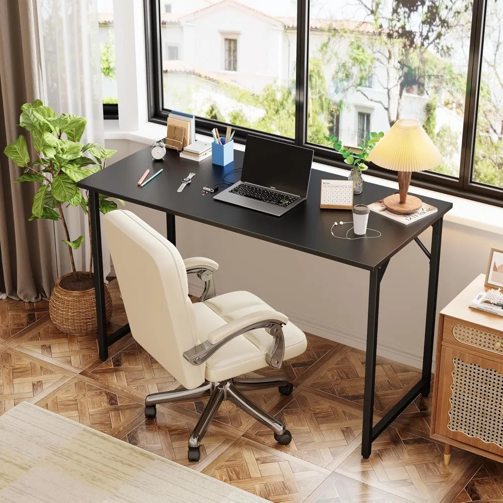 40 inch Computer Desk, Small Home Office Desk Study Writing Kid Table, Simple PC Gaming Desk, Adjustable Feet, Black
40 inch Computer Desk, Small Home Office Desk Study Writing Kid Table, Simple PC Gaming Desk, Adjustable Feet, Black