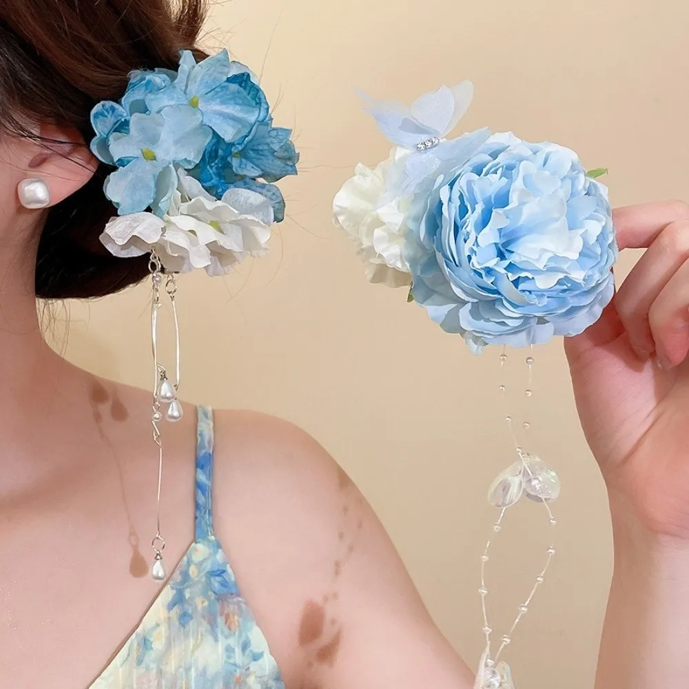 Pearl Flower Hairpin Colorful Ancient Style Hanfu Hair Accessories Tassel Headpieces Chinese Style Hair Clip Summer Accessories
Pearl Flower Hairpin Colorful Ancient Style Hanfu Hair Accessories Tassel Headpieces Chinese Style Hair Clip Summer Accessories