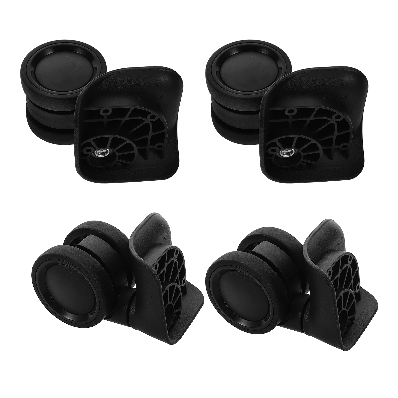 4PCS Spinner Luggage Replacement Wheels Suitcase Universal Durable Plastic Travel Hard Case Accessories Black Color Easy
4PCS Spinner Luggage Replacement Wheels Suitcase Universal Durable Plastic Travel Hard Case Accessories Black Color Easy