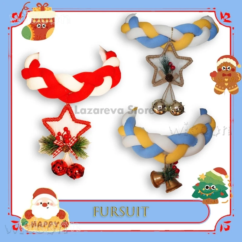 Lazareva Store BFursuit with Bell Choker Pigtail Unique Accessories Anime Ex Cosplay Outfit Christmas Gift High Quality
Lazareva Store BFursuit with Bell Choker Pigtail Unique Accessories Anime Ex Cosplay Outfit Christmas Gift High Quality