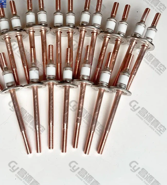 Ultra-high Vacuum KF40 Electrode Brazing High Voltage Insulating Seal Through Ceramic Lead Feedthrough NEW 1PCS
Ultra-high Vacuum KF40 Electrode Brazing High Voltage Insulating Seal Through Ceramic Lead Feedthrough NEW 1PCS