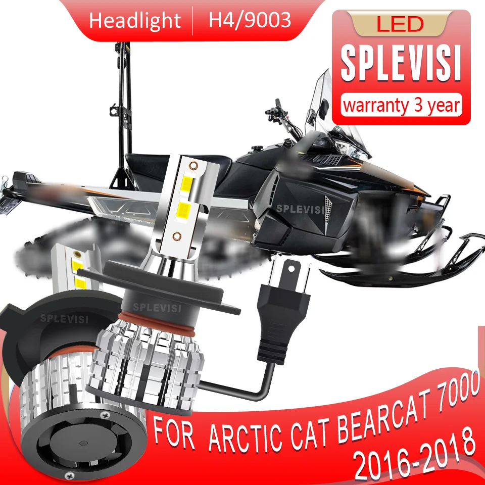 LED Long-Lasting 60000 Hours Lifespan Reliable for Years H4 9003 motorcycle Headlight For Arctic Cat Bearcat 7000 2016 2017 2018
LED Long-Lasting 60000 Hours Lifespan Reliable for Years H4 9003 motorcycle Headlight For Arctic Cat Bearcat 7000 2016 2017 2018