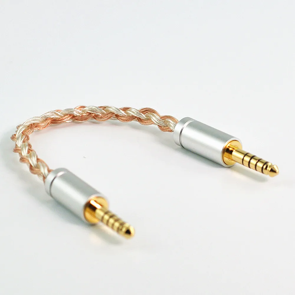 16-жильный монокристаллический медный + посеребренный смешанный збалансированный соединительный кабель (усилитель для наушников от 4,4 до 4,4 мм в комплекте
16-жильный монокристаллический медный + посеребренный смешанный збалансированный соединительный кабель (усилитель для наушников от 4,4 до 4,4 мм в комплекте