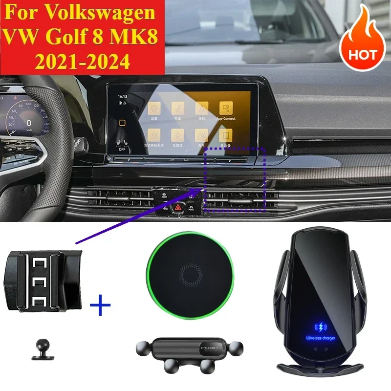 Car Phone Holder Special Base Fixed For Volkswagen VW Golf 8 MK8 2021-2024 Mobile Phone Mounts Car Wireless Charging Accessories
Car Phone Holder Special Base Fixed For Volkswagen VW Golf 8 MK8 2021-2024 Mobile Phone Mounts Car Wireless Charging Accessories