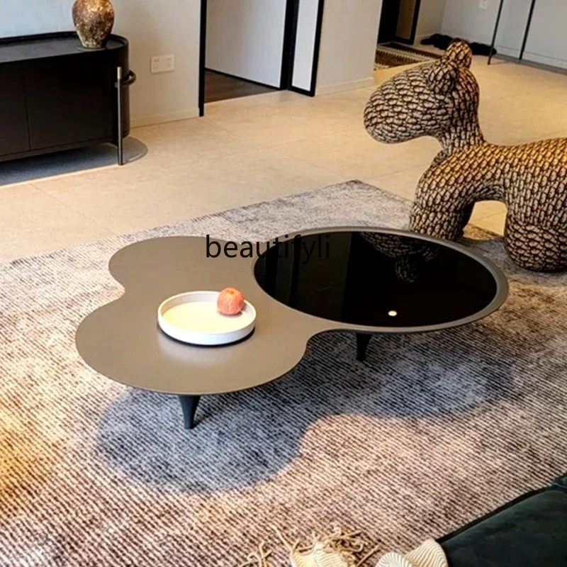 X188 Italian Modern Minimalist Living Room Minimalist Coffee Table Light Luxury Coffee Table Retro Designer Coffee Table
X188 Italian Modern Minimalist Living Room Minimalist Coffee Table Light Luxury Coffee Table Retro Designer Coffee Table