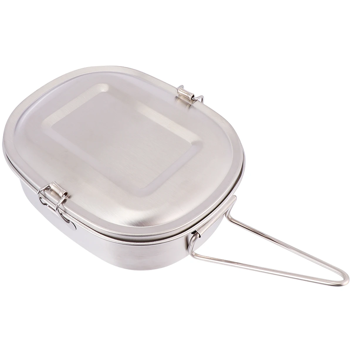 Stainless Steel Lunch Box Portable Foldable Leakproof Food Storage Container Single Layer Compact Box For Camping Picnic Hiking
Stainless Steel Lunch Box Portable Foldable Leakproof Food Storage Container Single Layer Compact Box For Camping Picnic Hiking