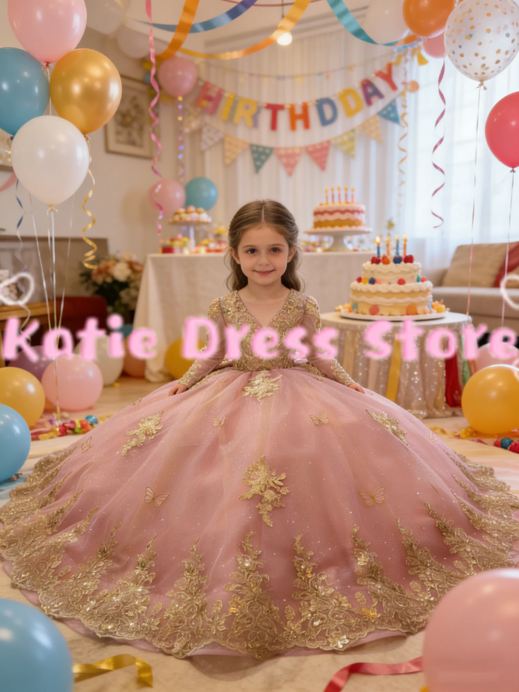 Pink Tulle Puffy Lace Applique Flower Girl Dress For Wedding Elegant Kids Birthday Party First Communion Ball Gowns Customized
Pink Tulle Puffy Lace Applique Flower Girl Dress For Wedding Elegant Kids Birthday Party First Communion Ball Gowns Customized