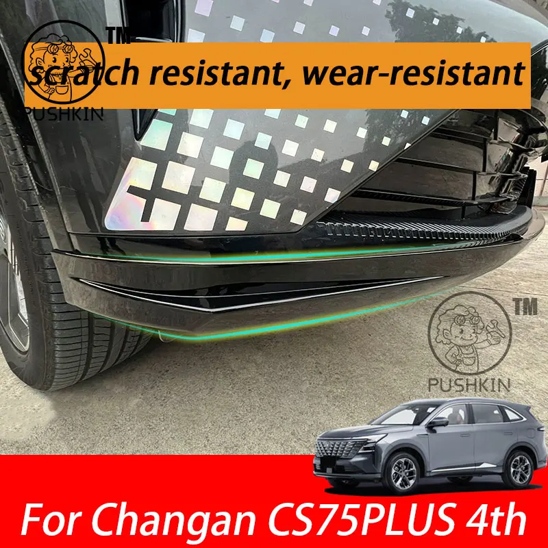 For Changan CS75PLUS 4th 2025 Front bumper anti-collision corner protector anti-scratch anti-scuff trim strip car Accessories
For Changan CS75PLUS 4th 2025 Front bumper anti-collision corner protector anti-scratch anti-scuff trim strip car Accessories