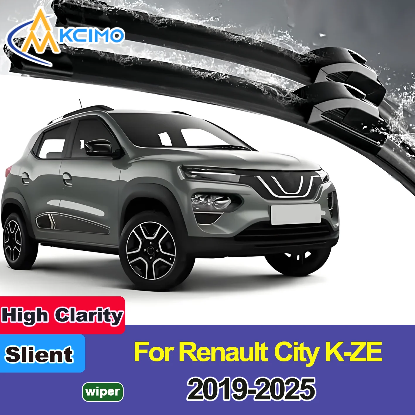 KCIMO 2PCS New Wiper Blades for Renault City K-ZE 2019-2025 Renault Kwid E-Tech Electric (South America) Dacia Spring Electric
KCIMO 2PCS New Wiper Blades for Renault City K-ZE 2019-2025 Renault Kwid E-Tech Electric (South America) Dacia Spring Electric