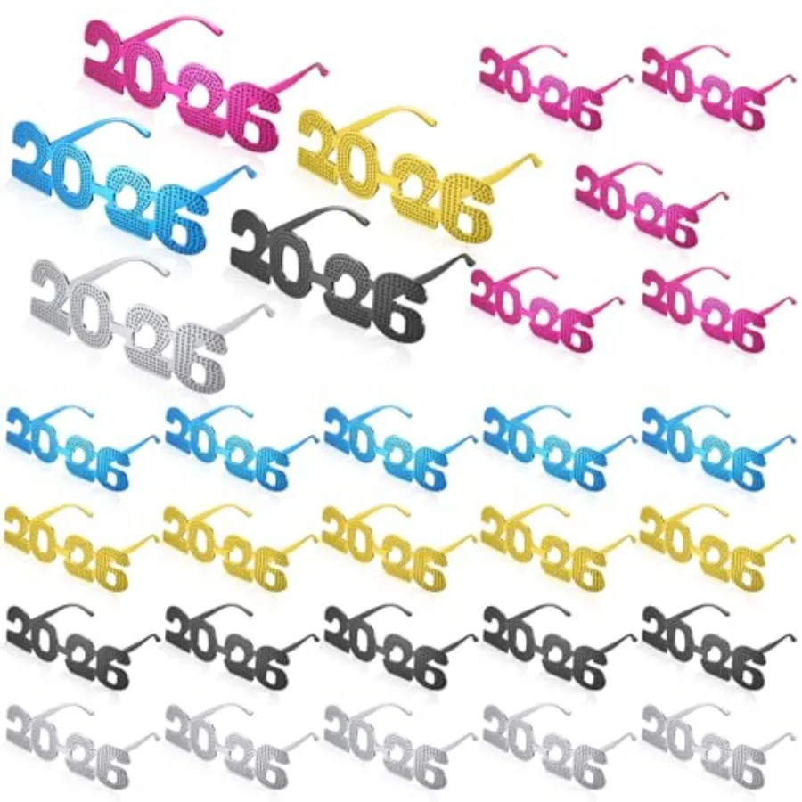 LEIFIDE 2026 Glasses Graduation Eyeglasses Glitter 2026 Plastic Eyeglasses for Party Favors Photo Booth Props
LEIFIDE 2026 Glasses Graduation Eyeglasses Glitter 2026 Plastic Eyeglasses for Party Favors Photo Booth Props