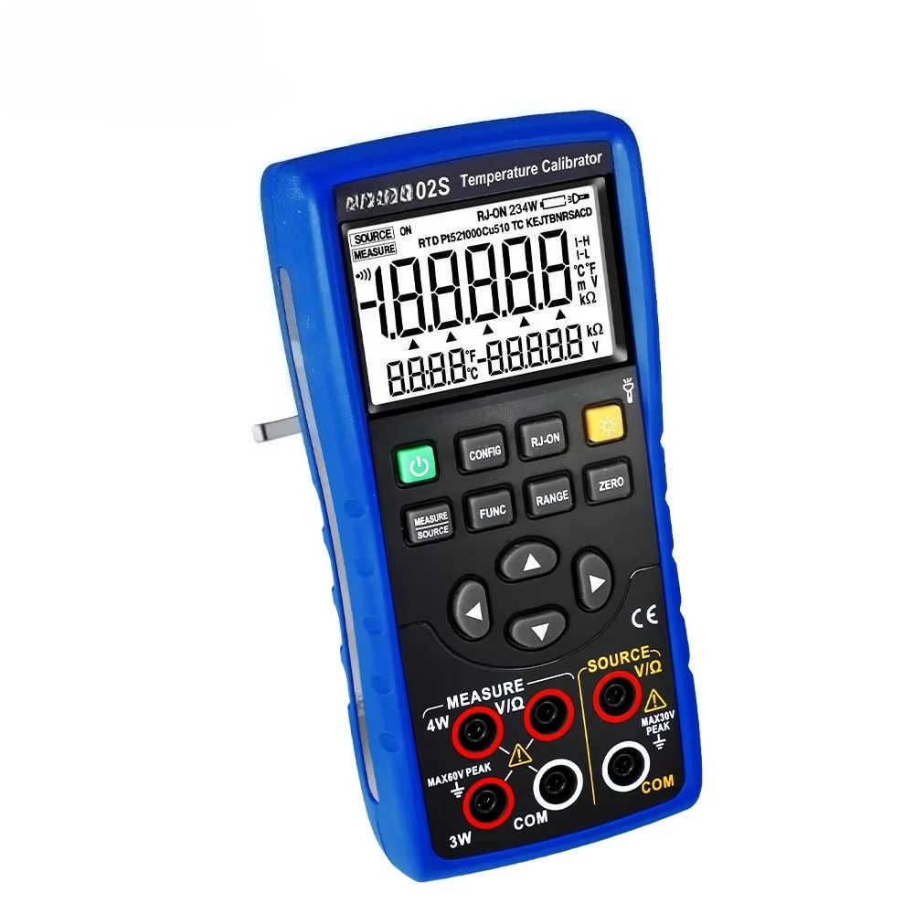 02S High Precision Thermocouple Calibrator Digital Display Calibration Multi-function Calibrator