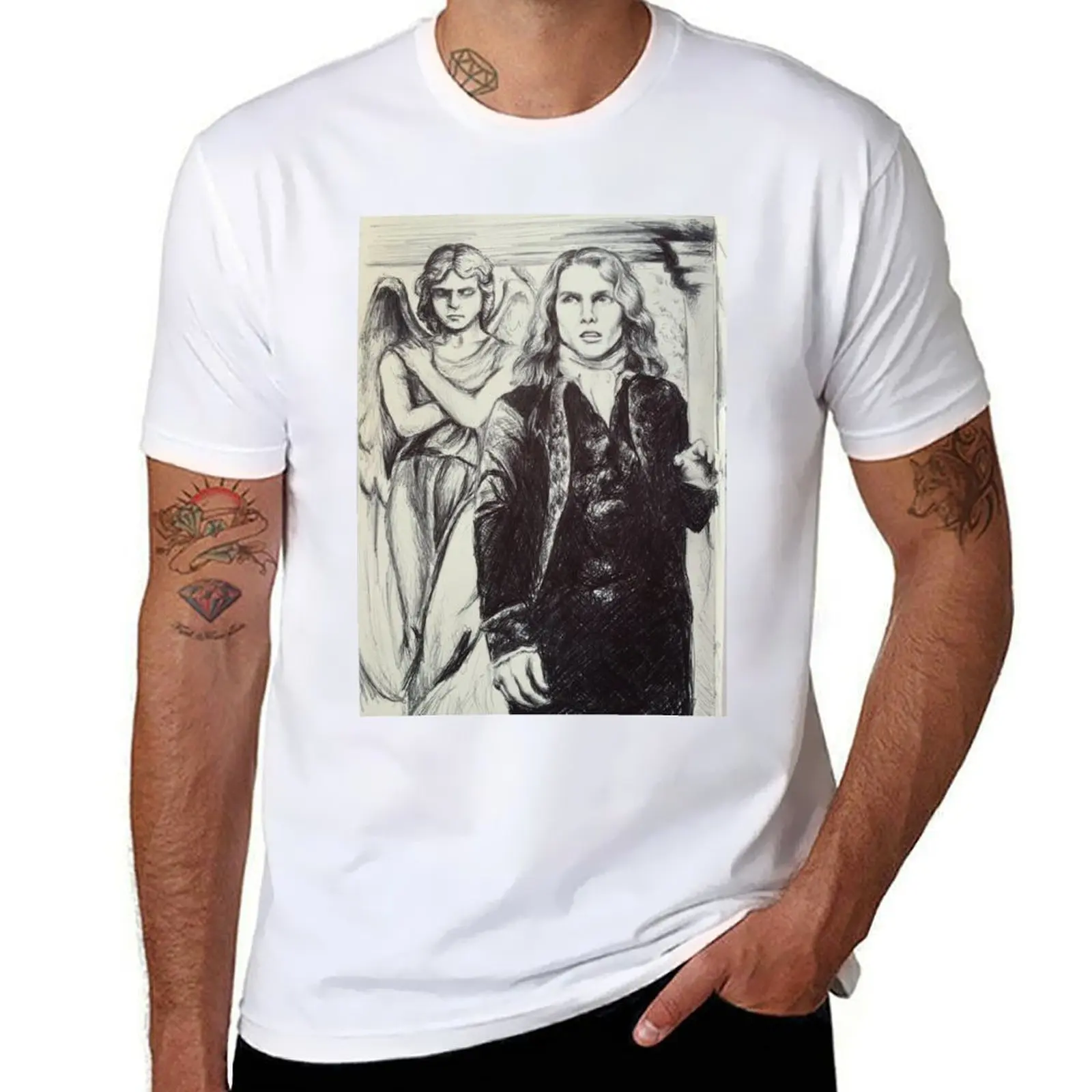 Lestat Guardian Angel T-Shirt man t shirt summer cotton t shirts high quality t shirts with prints T-shirt
Lestat Guardian Angel T-Shirt man t shirt summer cotton t shirts high quality t shirts with prints T-shirt