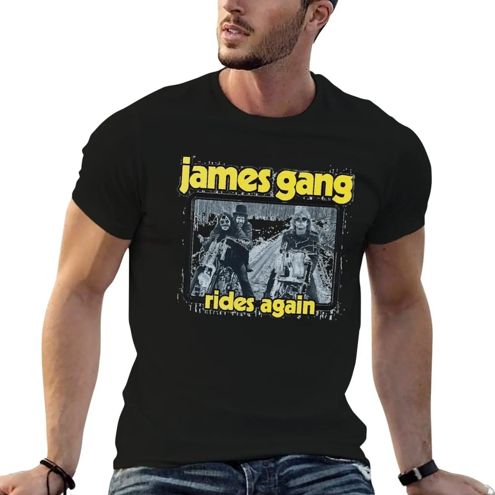James Gang RidesAgain T-Shirt cotton t shirts high quality t shirts for man cotton soft men t shirt cotton 100% T-shirt
James Gang RidesAgain T-Shirt cotton t shirts high quality t shirts for man cotton soft men t shirt cotton 100% T-shirt