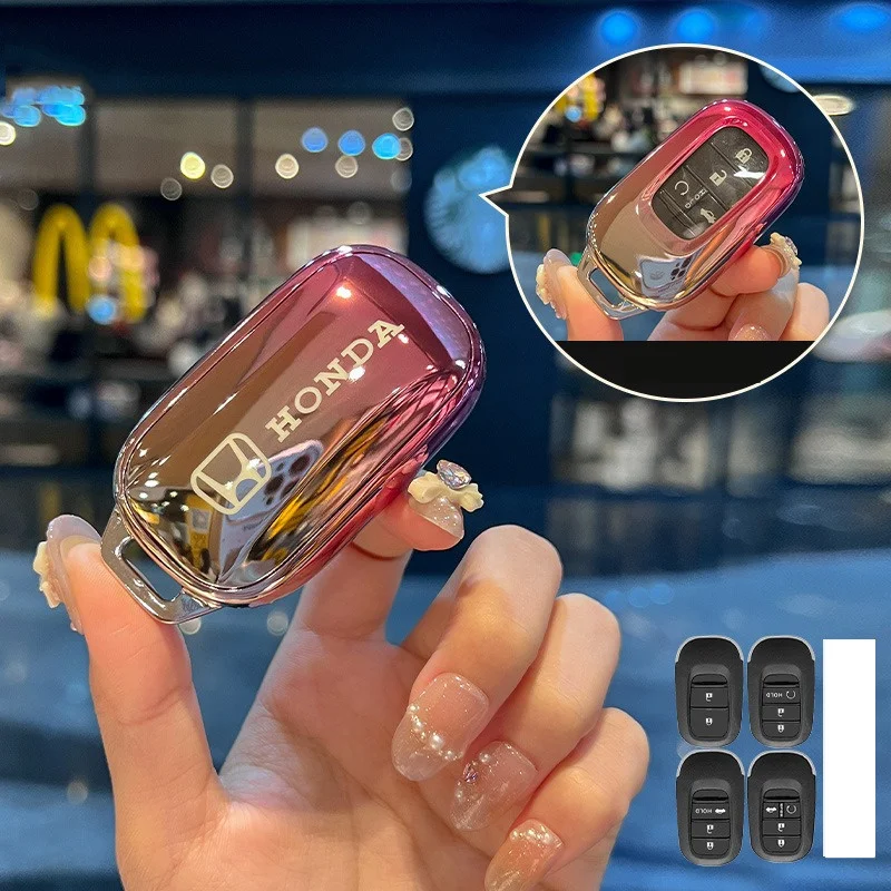 Fashion TPU Car Key Case Cover Protection Shell for Honda Civic Accord HR-V CR-V CRV 2022 2023 Smart Remote Interior Accessories
Fashion TPU Car Key Case Cover Protection Shell for Honda Civic Accord HR-V CR-V CRV 2022 2023 Smart Remote Interior Accessories